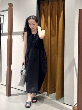 「GALLEST（ギャレスト）のアイテム（ワンピース）」を使った、Uminoさん（レディース・152cm）の夏コーディネート