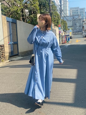 「春服デビュー宣言」｜「アイテム（その他シューズ）」を使った、chiaさん（レディース・150cm）の春コーディネート