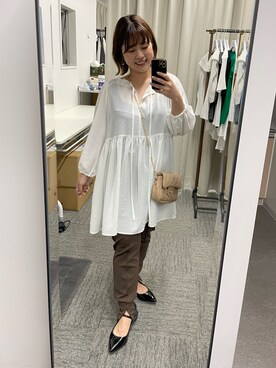 「春服デビュー宣言」｜「アイテム（その他シューズ）」を使った、chiaさん（レディース・150cm）の春コーディネート