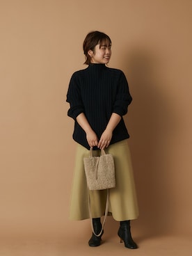 chiaさん（レディース・150cm）の冬コーディネート