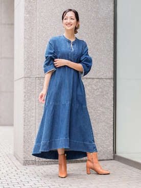 「Banana Republic（バナナリパブリック）のアイテム」を使った、BANANAREPUBLICさん（レディース・168cm）の夏コーディネート