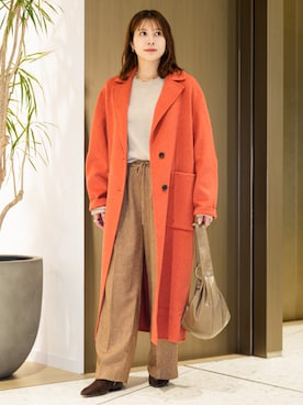 BANANAREPUBLICさん（レディース・163cm）の冬コーディネート