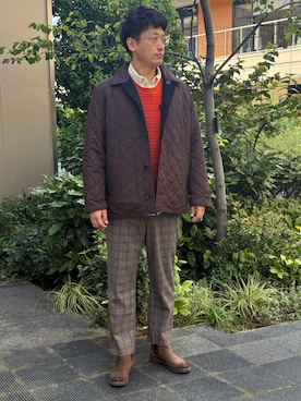 「アイテム（その他アウター）」を使った、BANANAREPUBLICさん（メンズ・180cm）の秋コーディネート
