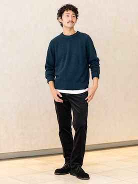 「Banana Republic（バナナリパブリック）のアイテム（Tシャツ/カットソー）」を使った、BANANAREPUBLICさん（メンズ・179cm）の秋コーディネート