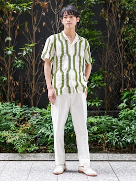 「BANANA REPUBLIC」｜BANANAREPUBLICさん（メンズ・178cm）の夏コーディネート