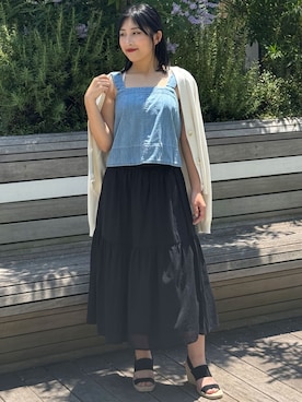 「BANANA REPUBLIC」｜BANANAREPUBLICさん（レディース・168cm）の夏コーディネート