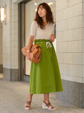 「セーター」｜BANANAREPUBLICさん（レディース・165cm）の夏コーディネート