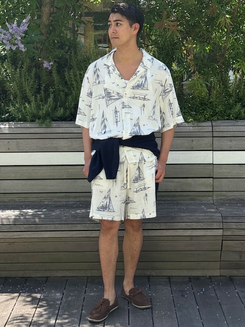 BANANA REPUBLIC パンツ FACTORY STORE 7インチ リゾートデッキ