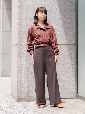 「Banana Republic（バナナリパブリック）のアイテム」を使った、BANANAREPUBLICさん（レディース・156cm）の秋コーディネート