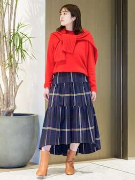 「Banana Republic（バナナリパブリック）のアイテム」を使った、BANANAREPUBLICさん（レディース・163cm）の秋コーディネート