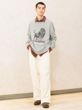 「Banana Republic（バナナリパブリック）のアイテム」を使った、BANANAREPUBLICさん（メンズ・165cm）の秋コーディネート