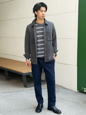 「アイテム（その他アウター）」を使った、BANANAREPUBLICさん（メンズ・179cm）の夏コーディネート