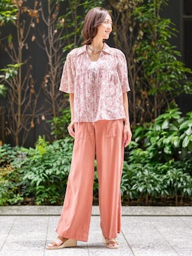 「BANANA REPUBLIC」｜BANANAREPUBLICさん（レディース・168cm）の夏コーディネート