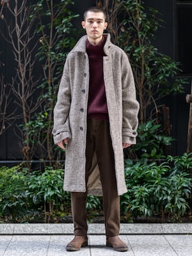 「Banana Republic（バナナリパブリック）の◆イタリアン メリノブレンド モックネック セーター（ニット/セーター）」を使った、BANANAREPUBLICさん（メンズ・175cm）の秋コーディネート