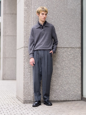 「Banana Republic（バナナリパブリック）のアイテム」を使った、BANANAREPUBLICさん（メンズ・175cm）の秋コーディネート