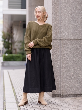 BANANAREPUBLICさん（レディース・158cm）の冬コーディネート