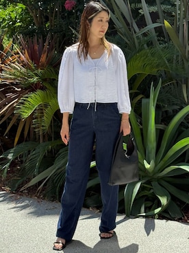 BANANAREPUBLICさん（レディース・158cm）の夏コーディネート