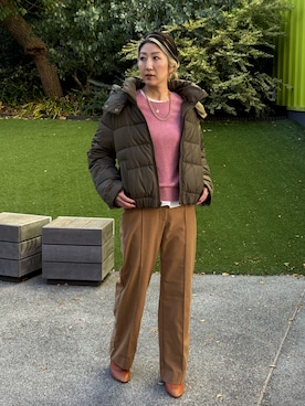 BANANAREPUBLICさん（レディース・158cm）の冬コーディネート