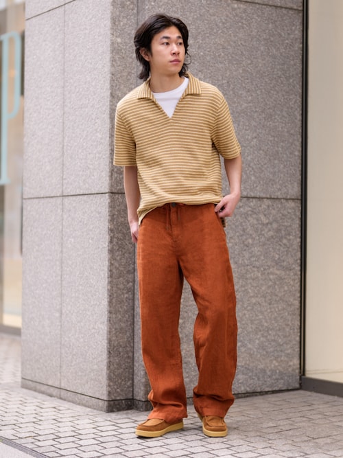 ポロシャツ リラックスフィット ストライプ メンズ : ZOZOTOWN Yahoo