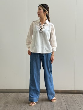 BANANAREPUBLICさん（レディース・158cm）の夏コーディネート