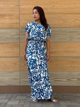 「BANANA REPUBLIC FACTORY STORE(バナナリパブリック ファクトリーストア)のBANANA REPUBLIC FACTORY STORE リネンブレンドバブルタイトップス(シャツ/ブラウス、ブルー系)」を使った、BANANAREPUBLICさん(メンズ・175cm)の夏コーディネート