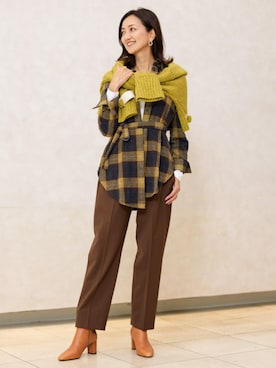 「Banana Republic（バナナリパブリック）のアイテム」を使った、BANANAREPUBLICさん（レディース・168cm）の秋コーディネート