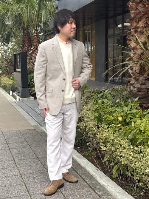 バナナリパブリック　メンズ　ビジネススーツセットアップ　グレンチェック　L BANANA REPUBLIC（バナナリパブリック） セレモニースーツ スラックス