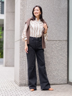 「Banana Republic（バナナリパブリック）のアイテム」を使った、BANANAREPUBLICさん（レディース・168cm）の夏コーディネート