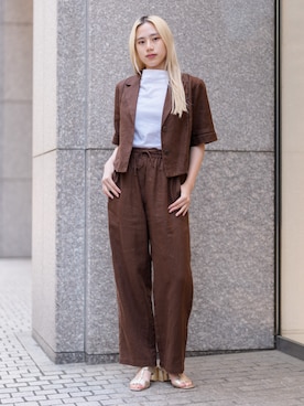 「Banana Republic（バナナリパブリック）のアイテム」を使った、BANANAREPUBLICさん（レディース・157cm）の春コーディネート