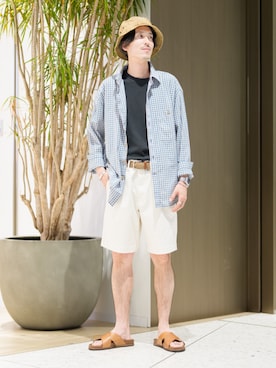 「Banana Republic（バナナリパブリック）のアイテム」を使った、BANANAREPUBLICさん（メンズ・175cm）の春コーディネート