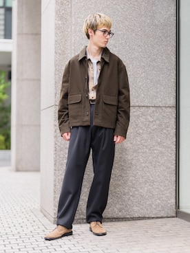「Banana Republic（バナナリパブリック）のアイテム」を使った、BANANAREPUBLICさん（メンズ・175cm）の夏コーディネート