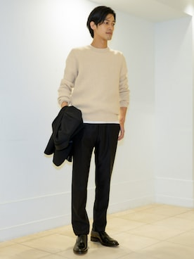 「Banana Republic（バナナリパブリック）のアイテム」を使った、BANANAREPUBLICさん（メンズ・178cm）の秋コーディネート