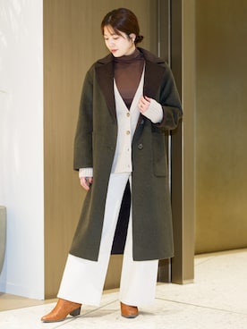 「Banana Republic（バナナリパブリック）のアイテム（Tシャツ/カットソー）」を使った、BANANAREPUBLICさん（レディース・163cm）の秋コーディネート