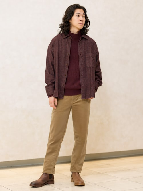 シャツ リラックスフィット コーデュロイ オーバーシャツ メンズ