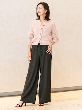 「Banana Republic（バナナリパブリック）のコットン アルパカ メリノ ラグラン カーディガン（カーディガン/ボレロ）」を使った、BANANAREPUBLICさん（レディース・168cm）の秋コーディネート