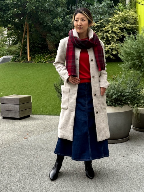 BANANA REPUBLIC ストール マフラー FACTORY STORE フォールチェック