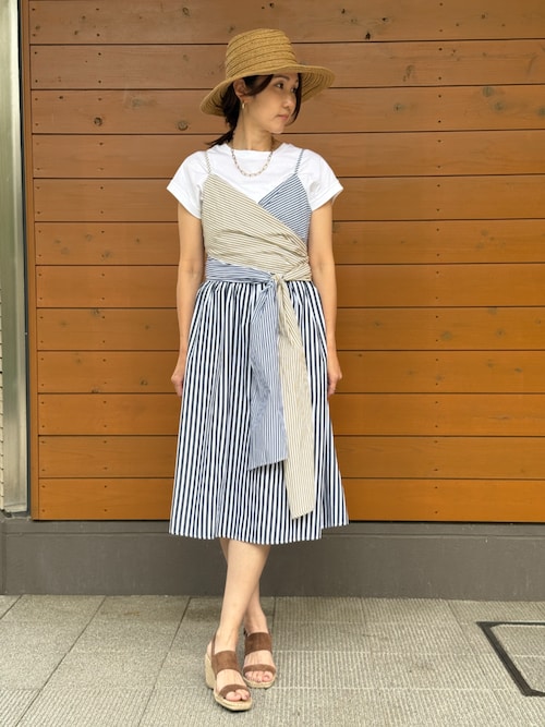 BANANA REPUBLIC FACTORY STORE　　ストラッピー ラップ ミディワンピース