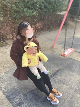「CAPRICIEUX LE'MAGE（カプリシューレマージュ）のアイテム（ノーカラージャケット）」を使った、ayukoさん（レディース・158cm）の冬コーディネート