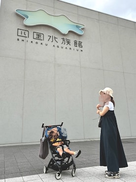 「KBF（ケイビーエフ）のアイテム」を使った、ayukoさん（レディース・158cm）の夏コーディネート