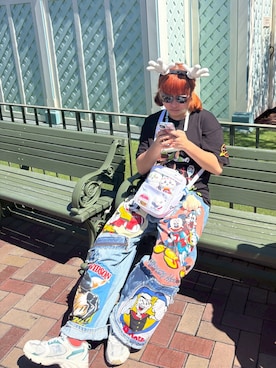 「アイテム（雑貨/ホビー、ホワイト系）」を使った、文婕さん（レディース・170cm）の秋コーディネート