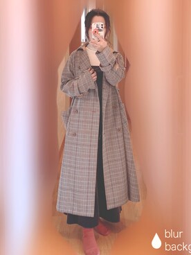 「REAC（レアック）のアイテム」を使った、S*.さん（レディース・151cm）の冬コーディネート