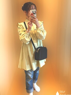 「Sweet Camel（スウィートキャメル）のアイテム」を使った、S*.さん（レディース・151cm）の冬コーディネート