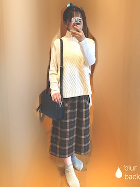 「REAC（レアック）のアイテム」を使った、S*.さん（レディース・151cm）の冬コーディネート