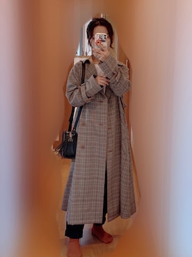 「REAC（レアック）のアイテム」を使った、S*.さん（レディース・151cm）の秋コーディネート