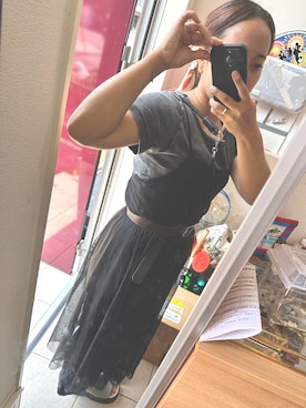 「アイテム（サンダル）」を使った、こまっこさん（レディース・157cm）の秋コーディネート