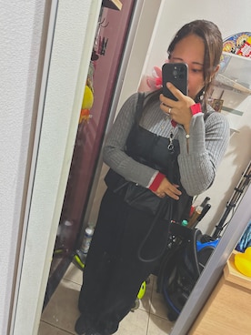 「アイテム（その他トップス）」を使った、こまっこさん（レディース・157cm）の秋コーディネート