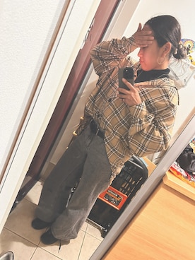「しまむら（シマムラ）のアイテム」を使った、こまっこさん（骨格ウェーブ・レディース・157cm）の冬コーディネート