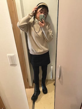 「アイテム（その他トップス）」を使った、ma-さん（レディース・161cm・20代）の冬コーディネート
