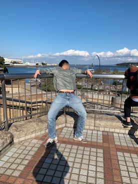 ケーキ男さん（メンズ・184cm）の夏コーディネート