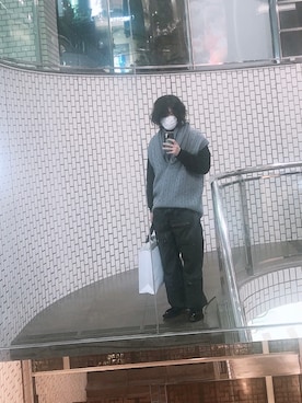 「Y/Project（ワイプロジェクト）のアイテム」を使った、🎲さん（メンズ・177cm）の冬コーディネート